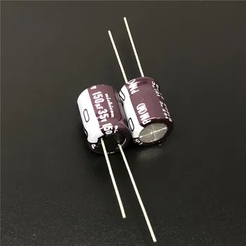 10Pcs/100pcs 150uF 35V NICHICON PM ชุด 10x12.5mm 35V150uF ต่ำ Impedance อลูมินั่ม Electrolytic capacitor