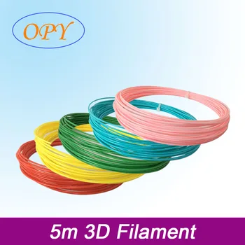 3D ปากกา Filament 5M มือนเมื่อก่อ Filament 1.75 สำหรับ 3 มิติของเครื่องพิมพ์เติมพลาสติกหินอ่อนไหมวู้ดสีเรืองแสงเปลี่ยนผิวด้านขาวดำสำหรับเด็ก