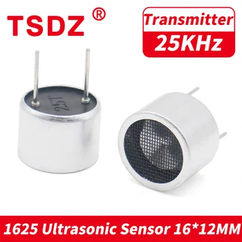5pcs 1625 Ultrasonic ตัวตรวจจับ 25KHz 25T Transducer เปิดประเภท 16*12MM รถเครื่องส่งตัวตรวจจับสำหรับ Repeller หรือระยะตรวจ