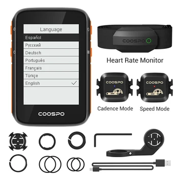 Coospo BC200 จีพีเอสคอมพิวเตอร์ขี่จักรยาน 2.4 นิ้วมเลี้ยงมด+Bluetooth5.0 จักรยาน Speedometer Odometer หลายภาษา Cycling สนับสนุนโฮล์เดอร์