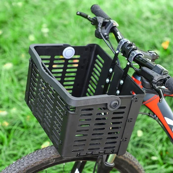 Foldable จักรยานตะกร้านอกรูปกระจัจักรยานหน้าตะกร้า Detachable Cycling ถือ Pouch กระเป๋าเดินทาเนินคดี MTB Cycling เครื่องประดับ