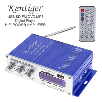HY502 ดิจิตอลดการแสดงสวัสดี-Fi ใช้คลื่น 2 ช่องรถเสียงสเตริโอ(stereo)พลังงานเครื่องขยายเสียง AMP สนับสนุนสำหรับเครื่องไอพ็อด/พอร์ต USB/MP3/FM/SD แจ็คข้อมูล