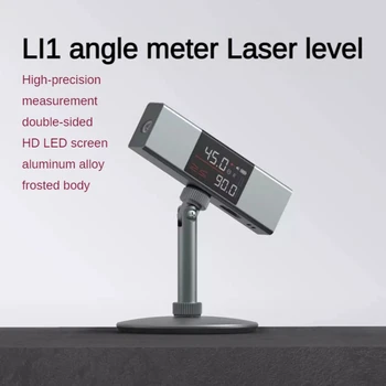 L1 เลเซอร์ระดับมุมมองมิเตอร์การคัดเลือกนักแสดงเป็นเครื่องมือเลือกแบบเส้นต่อเนื่องเครื่องมือ Protractor ดิจิตอล Inclinometer เกจก่อสร้างเครื่องมือมุมมอง&ซ่อน/แสดงเลเยอร์...