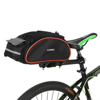 Lixada 13L จักรยานที่นั่งด้านหลังกระเป๋าสุนัขไม่มีสัญญาณกันขโมยและ Cycling จักรยานชั้นนั่งกระเป๋าด้านหลังท้ายรถ Pannier ยู่เบื้องหลังกระเป๋ากระเป๋ากระเป๋าไหล่