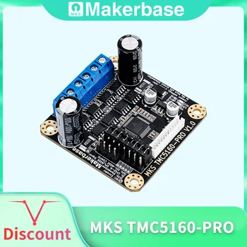 Makerbase MKS TMC5160-มืออาชีพสูงปัจจุบัน 6A สูง Valtoge 8-60VDC Stepper ใช้เครื่องยนต์ขับ SPI โหมด Marlin คลิปเปอร์ 3 มิติของเครื่องพิมพ์ส่วนต่างๆ