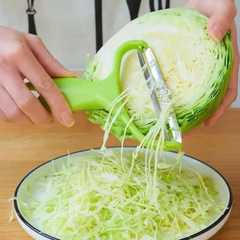 Peeler ผักผลไม้ Stainless เหล็กมีด Cabbage Graters สลัดฟมันฝรั่ง Slicer องครัวเครื่องประดับการทำอาหารเครื่องมือออกจะกว้างปาก