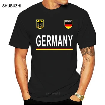 คนใหม่หน้าร้อนร้อนแรงขายเสื้องไปตีกอลฟเยอรมัน Deutschland เชียร์เจอร์ซีย์เยอรมันตลกทีเสื้อ