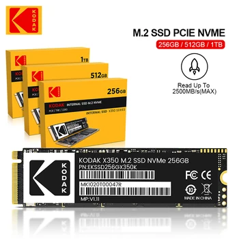 ฟิล์ม kodak SSD NVME เอ็ม 2256GB 512GB 1TB ขับรถของแข็งแร 2280 เอ็ม 2 PCIe 3.0 นดิสก์องภายในของแข็งของรัฐสำหรับแลปท็อปพื้นที่ทำงานตั้งแต่แท็บเล็ท