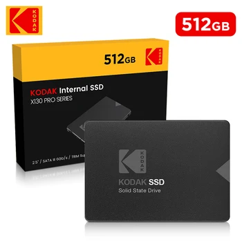ฟิล์ม kodak ภายใน SSD SATA3 X130pro ดั้งเดิม 256GB 128GB 512GB 2.5 นิ้ว SATA III แข็งของรัฐขับภายใน