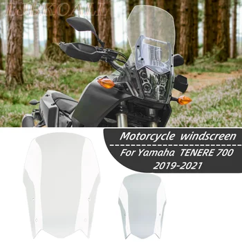 สำหรับ Yamaha Tenere7002019-202320212022 Tenere 700 กระจกหน้ารถมอเตอร์ไซด์ Windscreen Motorbikes Deflector ผู้ปกป้อเครื่องประดับ