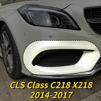 สำหรับเมอร์เซดีส Benz CLS เรียน C218 X2182014201520162017 AMG เส้น Canard ศพล่องหน้า Bumper สปอยหมอกแสงสว่างไปเดอะกริลล์มันก็ไม่เงียบทริม