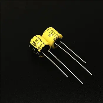10Pcs/100Pcs 220uF 10V ELNA สีเหลือง 8x7mm 10V220uF เสียง capacitor