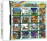 482 ใน 1 Compilation เกรดดี NDS 3DS 3DS NDSL เกมส์ตลับหมึกบัตรวีดีโอเกมส์(R4 ความทรงจำการ์ดรุ่น)