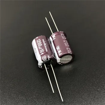 5pcs/50pcs 1200uF 16V NICHICON PM ชุดอายุแค่ 12 แน่นอน5x20mm 16V1200uF ต่ำ Impedance อลูมินั่ม Electrolytic capacitor