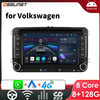 7 Android รถวิทยุเพื่อ VW โปโลกอล์ฟ 56 อีกอย่าง PASSAT ขนาด b6 JETTA TIGUAN TOURAN afghanistan. kgm SCIROCCO Caddy Vento Carplay เสียงรถเสียงสเตริโอ(stereo)