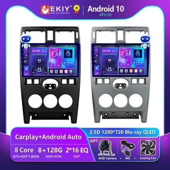 EKIY T9008G 128G รถวิทยุเพื่อ LADA Priora 2007-2013 มัลติมีเดีย name งแผ่นบลูเรย์ QLED ของระบบ Navi จีพีเอสเสียงสเตริโอ(stereo)อัตโนมัติ Android ไม่มี 2 Din ดีวีดี