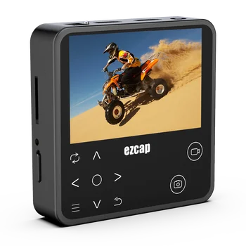 Ezcap275 ล้องที่มีความคมชัดสูงนะวิดีโอบันทึกเสียงกล่อง SDI กล้อง HDMI เกมจับต้อง SD การ์ด W/LCD หน้าจอแสด 1080P 60fps วีดีโอบันทึกเสียงอุปกรณ์