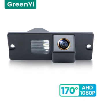 GreenYi 170 ข้อล้องที่มีความคมชัดสูงนะ 1080P รถด้านหลังมุมมองของกล้องสำหรับ Mitsubishi Pajero 42006-2017 อคืนเห็นภาพย้อนกลับ Reversing 4 เข็มรถแบบ ahd