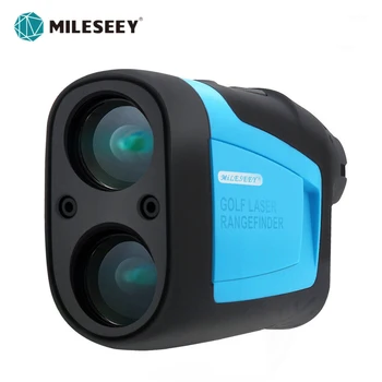 Mileseey PF210 กล้องส่องทางไกล Rangefinder สำหรับเล่นกอล์ฟแบบเคลื่อนย้ายได้ Handheld เลเซอร์ระยะห่างมิเตอร์กับแบตเตอรี่ไม่มีกล่องเพื่อตามล่าตั้งแคมป์กัน
