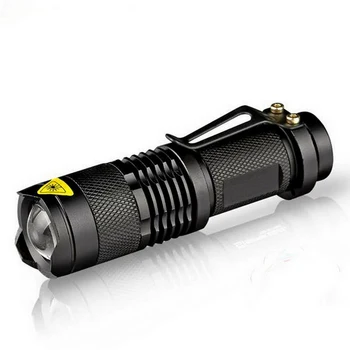 Waterproof นำไฟฉาย Q52000lm 3 โหมด Zoomable ร้อขายการป้องกันตัวเองไม่ tazer ช็อคแฟลชมินิไฟเผา Penlight