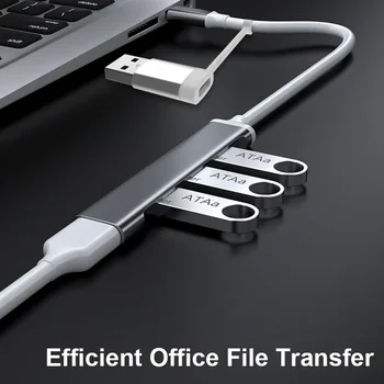 พอร์ต USB ฮับกับประเภท c ต้องพอร์ต Usb 30 พอร์ต Multiport องตัวแบ่ sabrent 4-พอร์ต USB 2.0 บนข้อมูลของฮับสำหรับแลปท็อป Macbook เก็บลงไปที่สถานี Adapte