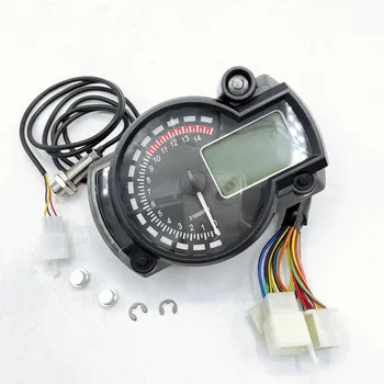 มอเตอร์ไซค์ Speedometer LCD ดิจิตอล Odometer สำหรับ KOSO RX2N Moto แดชบอร์ดมิเตอร์