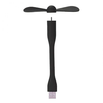 มินิพอร์ต USB ทางใจเย็นแฟนอิเล็กทรอนิกส์ Gadgets Ventilador นำพอร์ต Usb มินิ ventilador แบบเคลื่อนย้ายได้ยืดหยุ่นเย็นเกินไปสำหรับแลปท็อปฉลาดโทรศัพท์
