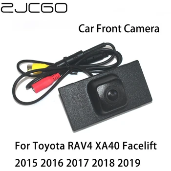 รถคันหน้าหมุมมองที่จอดรถโลโก้ของกล้องคืนวิสัยทัศน์บวก Waterproof สำหรับโตโยต้า RAV4 XA40 Facelift 20152016201720182019